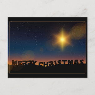 Christmas Star Postcard