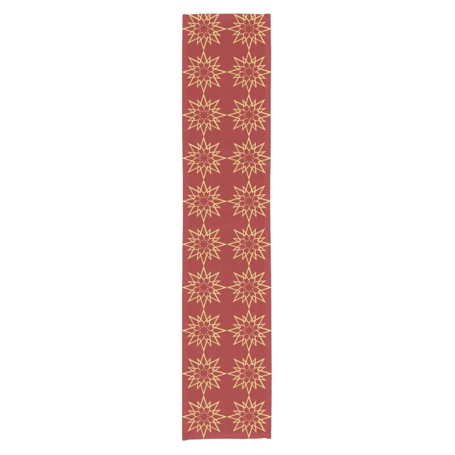 Christmas Star Short Table Runner (Front)