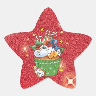 Christmas Star Sticker