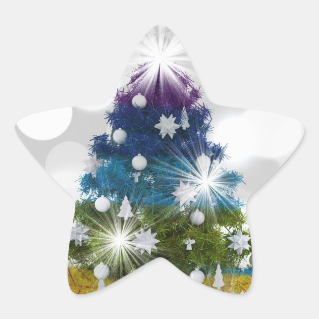 Christmas Star Sticker (Front)