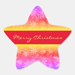 Christmas Star Sticker