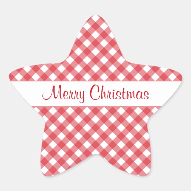 Christmas Star Stickers (Front)