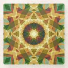 Christmas Star Winter Green Fall Brown Gold Yellow