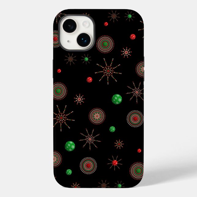 Christmas Starburst Case-Mate iPhone Case (Back)