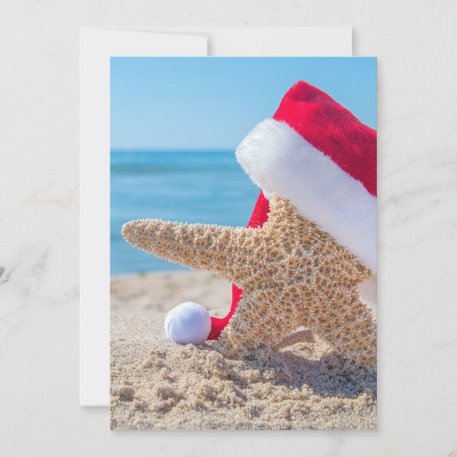 Christmas starfish with hat (Front)