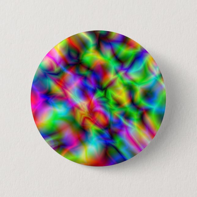 Christmas Stars 6 Cm Round Badge (Front)