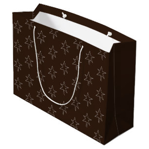 Christmas Stars Dark Chocolate Large Gift Bag