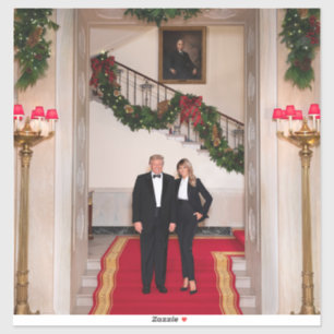 Christmas steps President Donald Trump & Melania