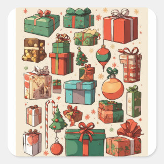 Christmas sticker