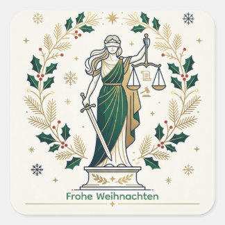 Christmas sticker Christmas greeting lawyer