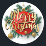 Christmas sticker for gift labelling<br><div class="desc">Christmas sticker for gifts</div>