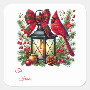 Christmas Sticker Gift Tags