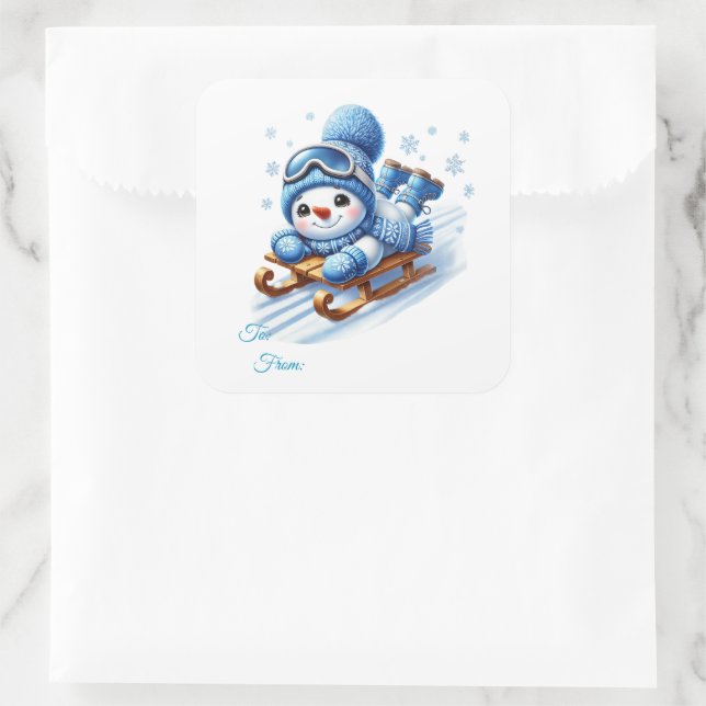 Christmas Sticker Gift Tags (Bag)