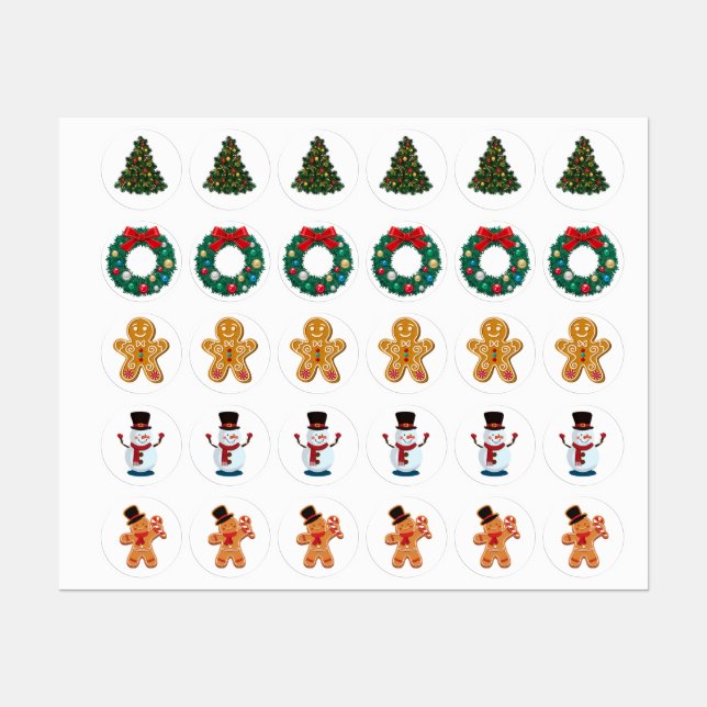 christmas sticker pack,bundle (Sheet)