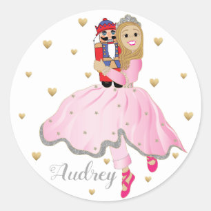 Christmas Stickers Nutcracker Ballet Personalise