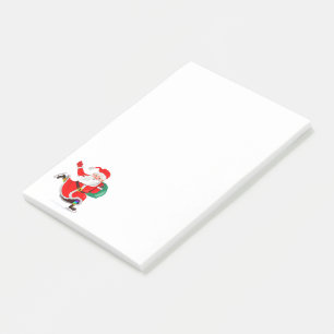 Christmas Sticky Notes Santa with Gifts