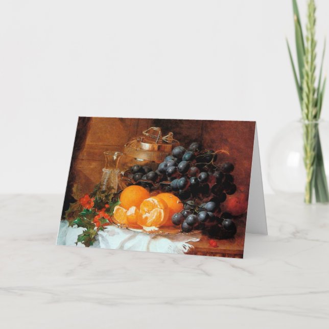 Christmas Still Life by Eloise Harriet Stannard Holiday Card (Front)