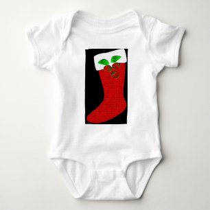 Christmas Stocking Baby Bodysuit