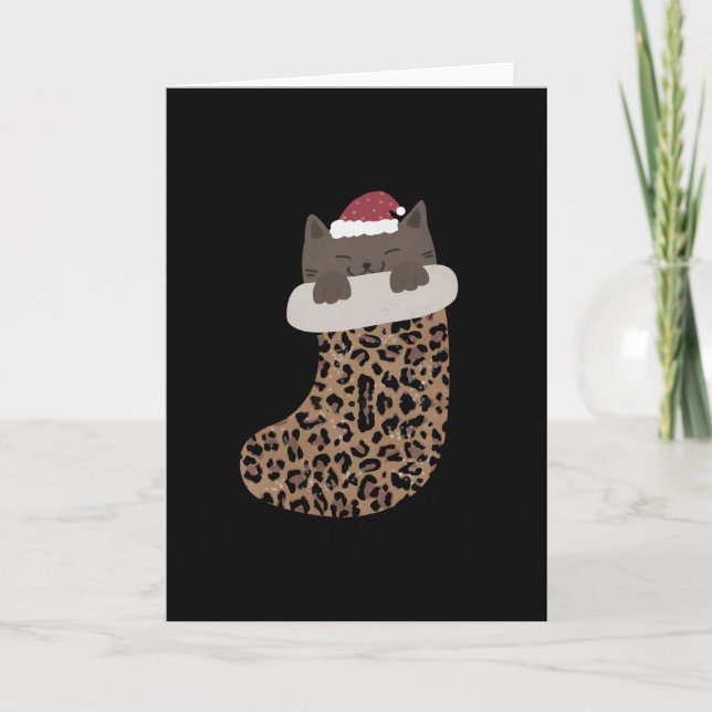 christmas stocking card (Front)