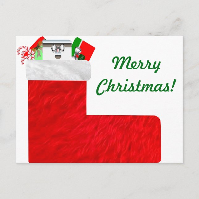 Christmas Stocking Card (Front)
