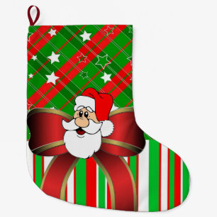 Christmas Stocking, Christmas Santa Large Christmas Stocking