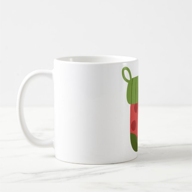 Christmas Stocking Coffee Mug (Left)