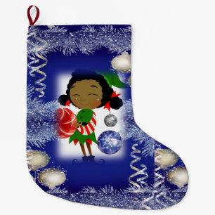 Christmas Stocking, Elf Large Christmas Stocking