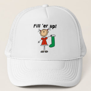 Christmas Stocking Fill 'er Up Tshirts and Gifts Trucker Hat
