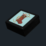 Christmas Stocking Gift Box<br><div class="desc">Christmas Stocking Gift Box designed from a Christmas stocking that Julia Morrill made.</div>