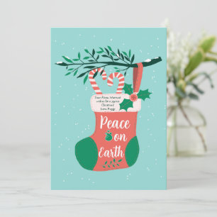 Christmas Stocking Holiday Card