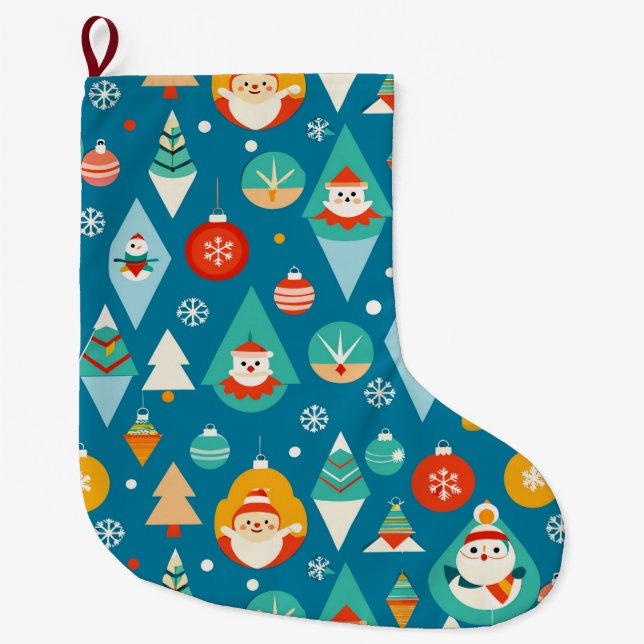 🎄 Christmas Stocking Holiday Decor Large Gift (Front)