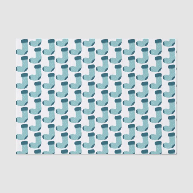 Christmas Stocking Holiday Tissue Paper (Front)