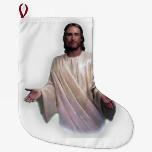 Christmas Stocking, Jesus Christ Large Christmas Stocking