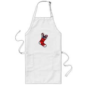 Christmas stocking long apron