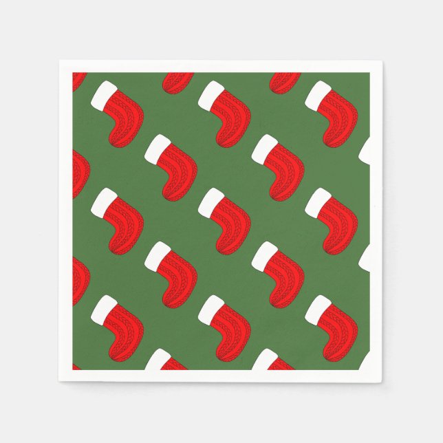 Christmas Stocking Napkin (Front)