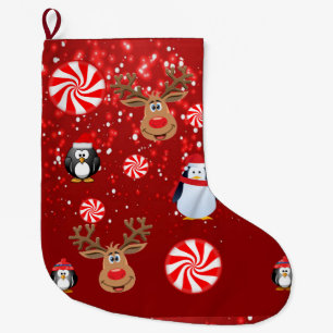 Christmas Stocking,  Penguin Large Christmas Stocking