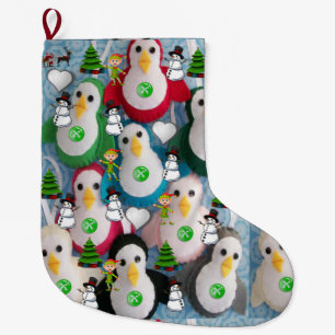 Christmas Stocking,  Penguin Large Christmas Stocking