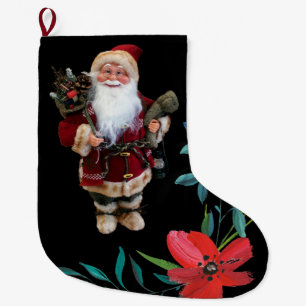 Christmas Stocking, Santa Large Christmas Stocking