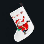 Christmas Stocking Santa with Gifts - Fun<br><div class="desc">Santa with Gift Christmas Stocking - MIGNED Painting Design</div>