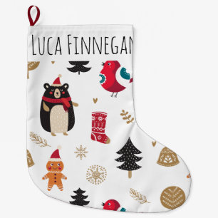 Christmas Stocking Scandinavia (Personalise It)