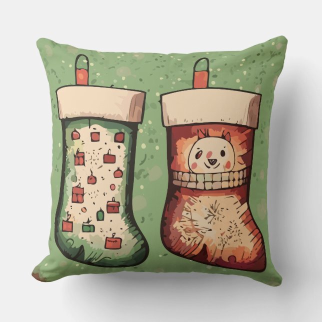 Christmas Stockings Cushion (Front)