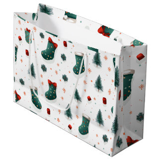 Christmas Stockings Large Gift Bag