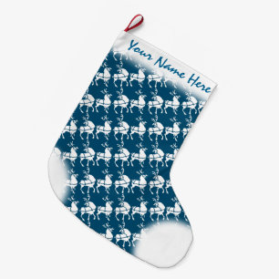 Christmas Stockings Personalised Reindeer Stocking