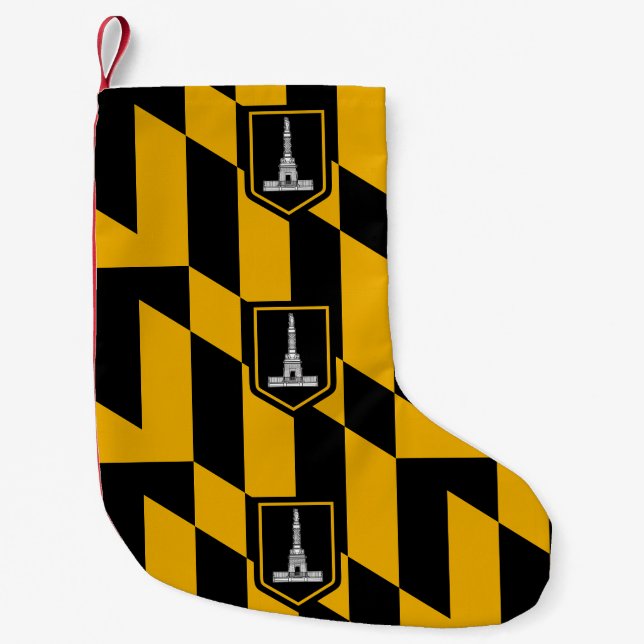 Christmas Stockings with Flag of Baltimore (Front)
