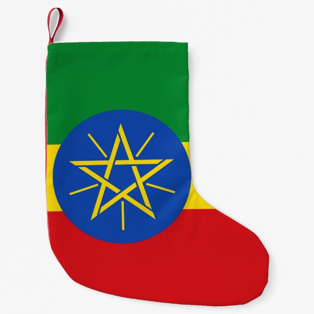 Christmas Stockings with Flag of Ethiopia (Front)