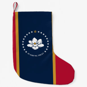 Christmas Stockings with Flag of Mississippi