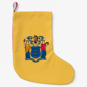 Christmas Stockings with Flag of New Jersey