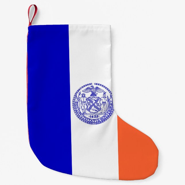 Christmas Stockings with Flag of New York City (Front)