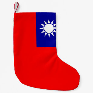 Christmas Stockings with Flag of Taiwan