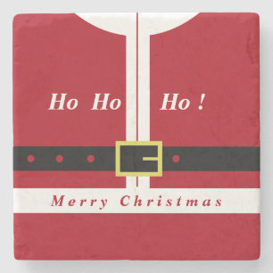 Christmas Stone Coaster Santa Claus Gifts